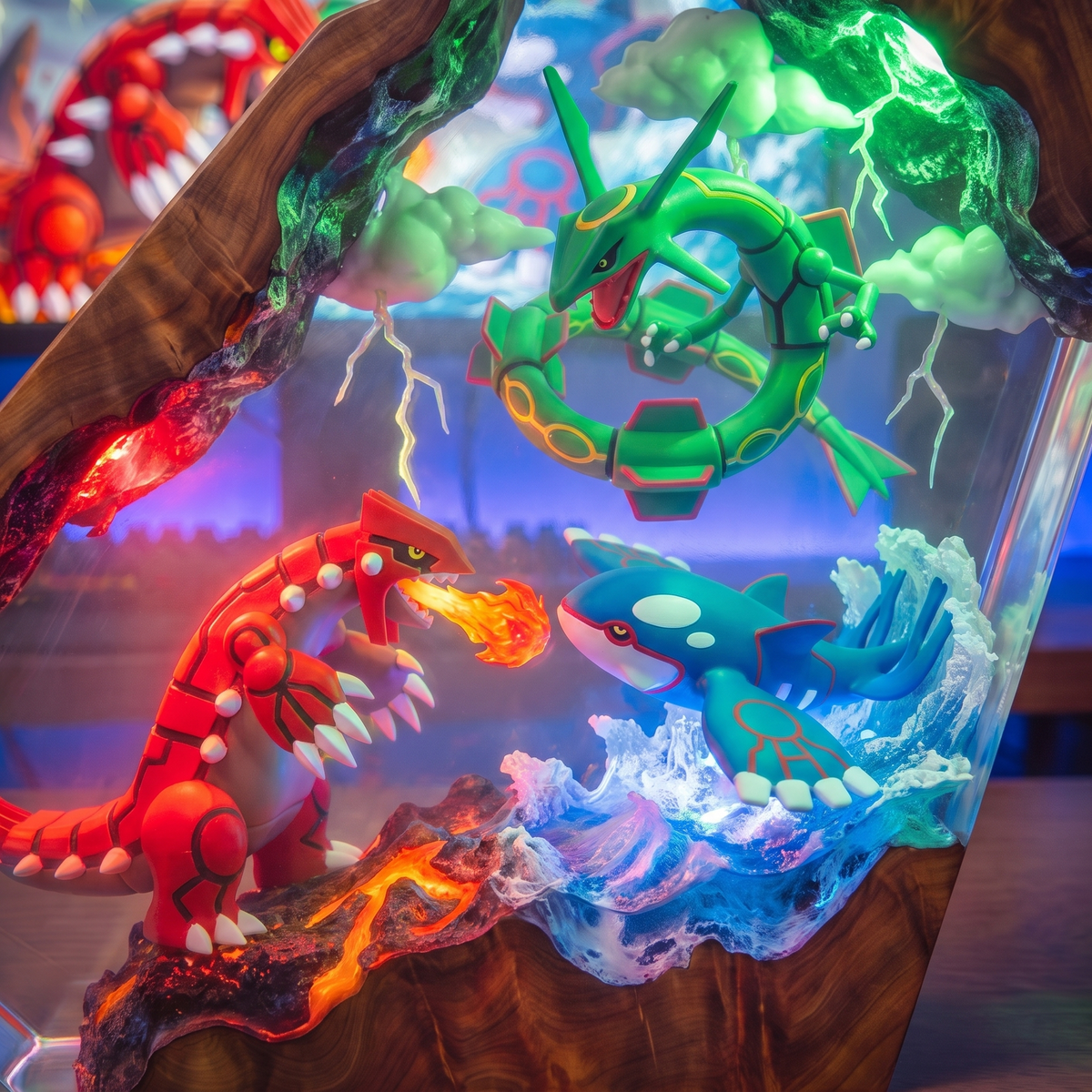 Handcrafted Resin Lamp ''Primal Storm'™ Pre-Order (2 MONTHS)