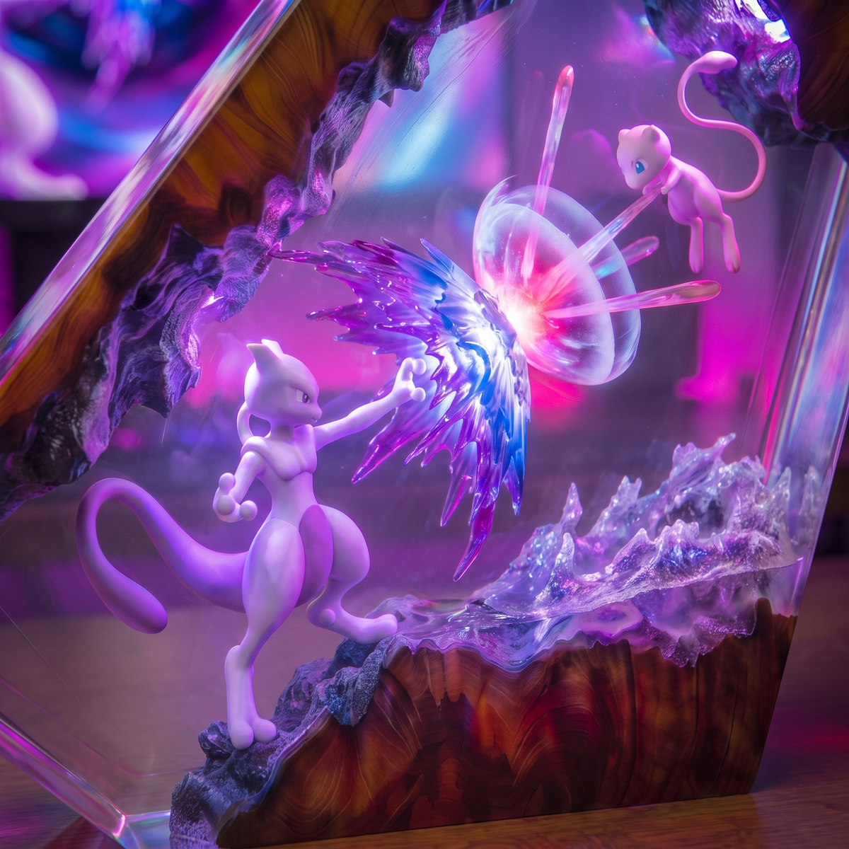 Handcrafted Resin Lamp ''Psychic Twins''™ Pre-Order (2 MONTHS)