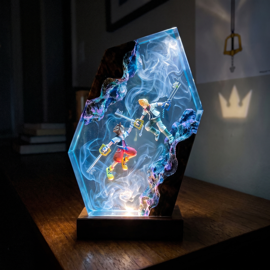 Handcrafted Resin Lamp ''Soul's Divided''™ Pre-Order (2 MONTHS)