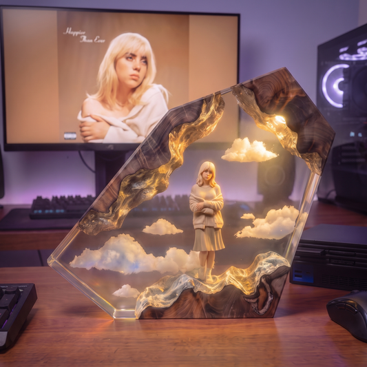 Handcrafted Resin Lamp ''Happy Days''™ Pre-Order (2 MONTHS)
