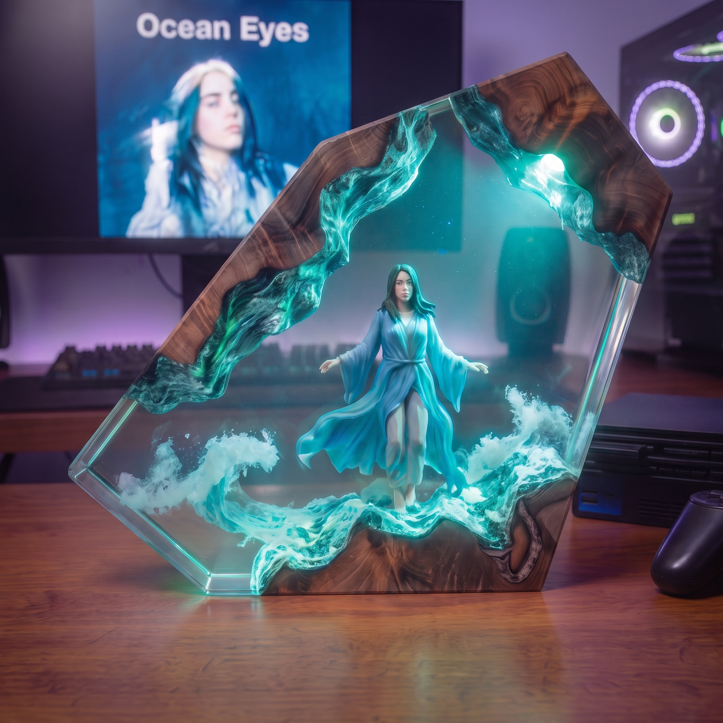 Handcrafted Resin Lamp ''The Ocean''™ Pre-Order (2 MONTHS)
