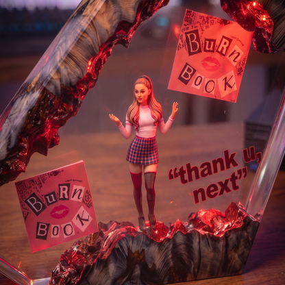 Handcrafted Resin Lamp ''Thanks, Next''™ Pre-Order (2 MONTHS)