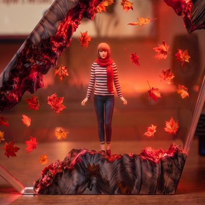 Handcrafted Resin Lamp ''Red Autumn''™ Pre-Order (2 MONTHS)