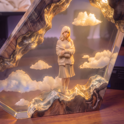 Handcrafted Resin Lamp ''Happy Days''™ Pre-Order (2 MONTHS)