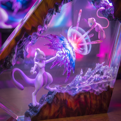 Handcrafted Resin Lamp ''Psychic Twins''™ Pre-Order (2 MONTHS)